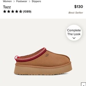 Ugg Tazz platform size 10 chestnut color